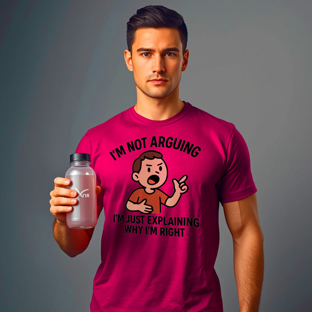 Funny Argument Explanation T-Shirt for Casual Wear