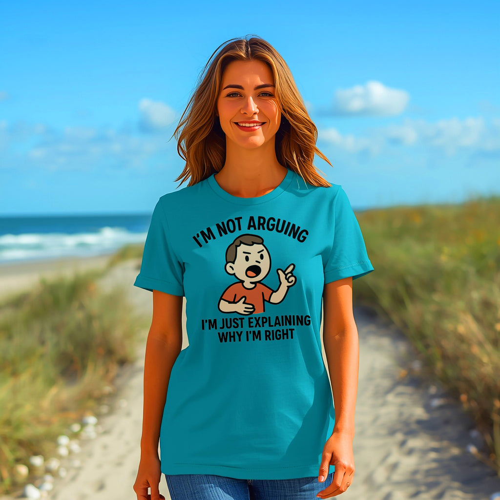 Funny Argument Explanation T-Shirt for Casual Wear