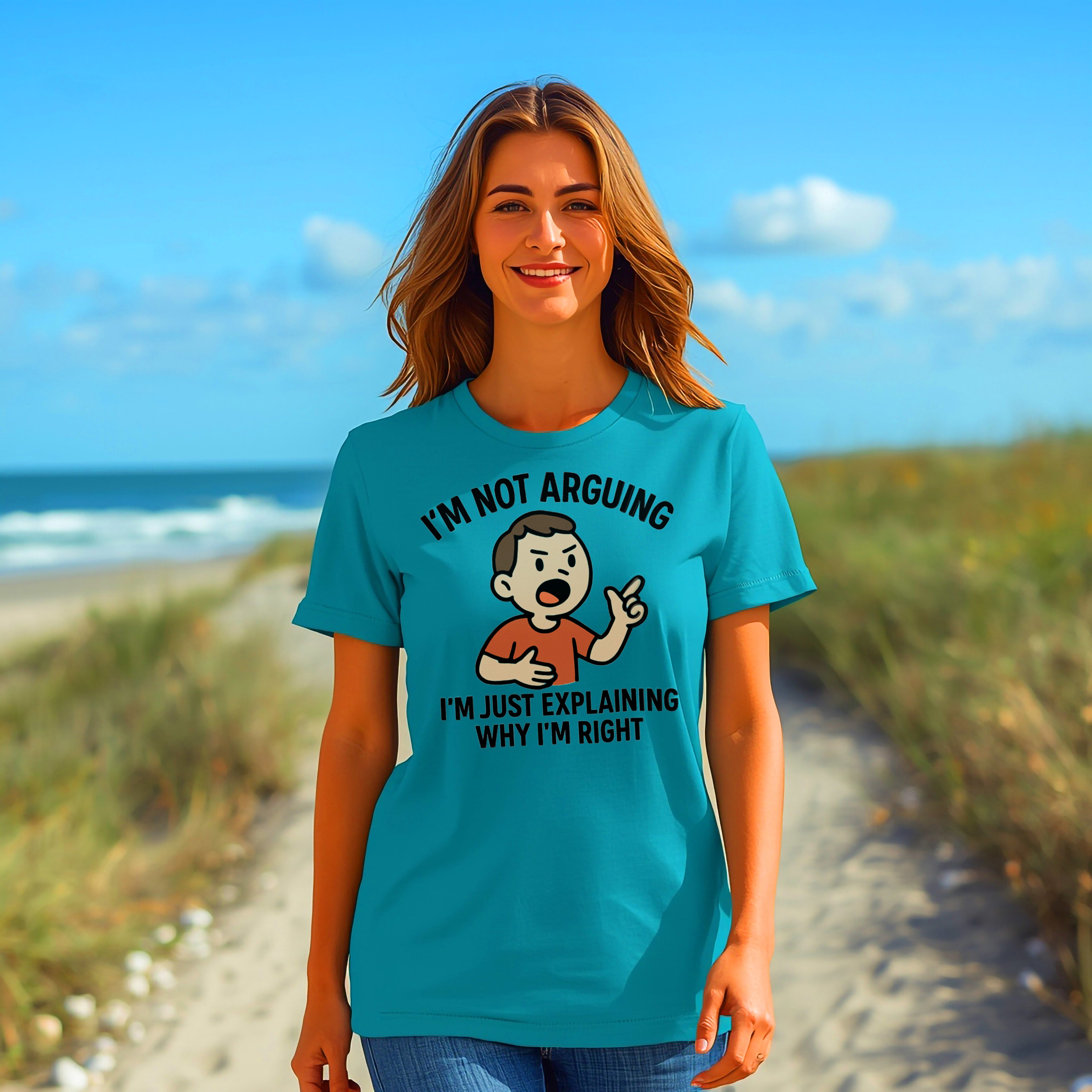 Funny Argument Explanation T-Shirt for Casual Wear