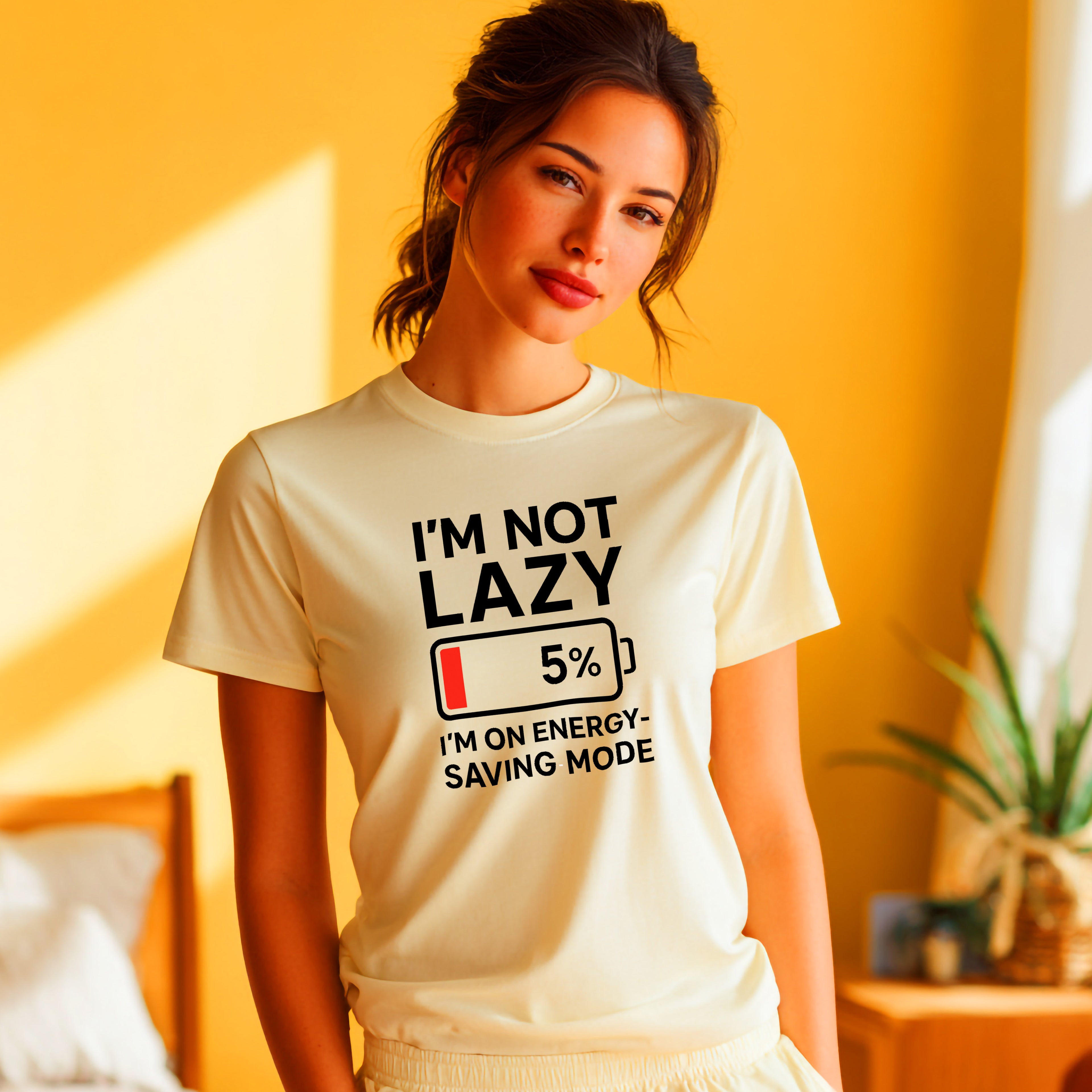 Minimalist Graphic T-Shirt: Bold Red Exclamation Point Statement Tee