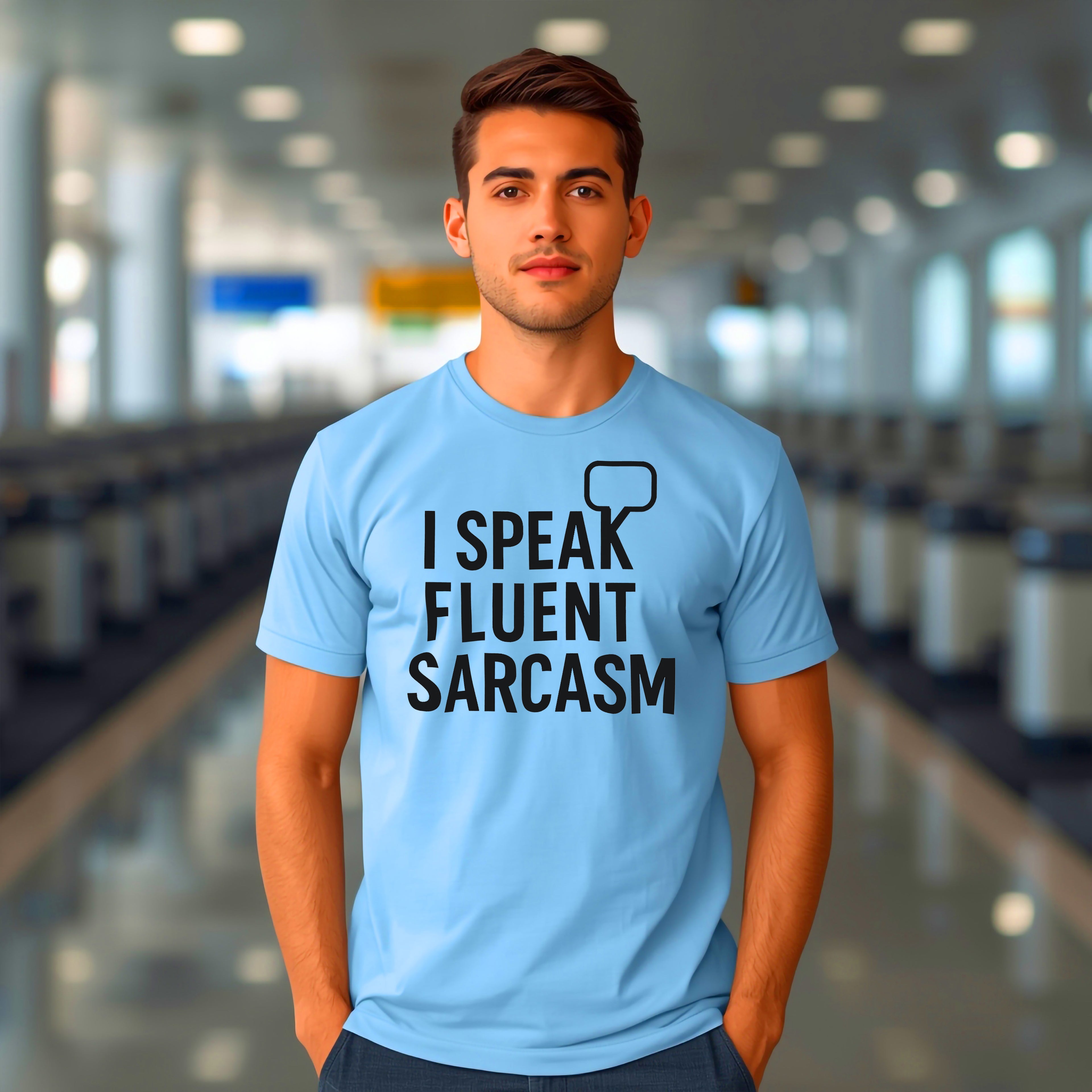 Fluent Sarcasm T-Shirt: Witty Statement Graphic Tee