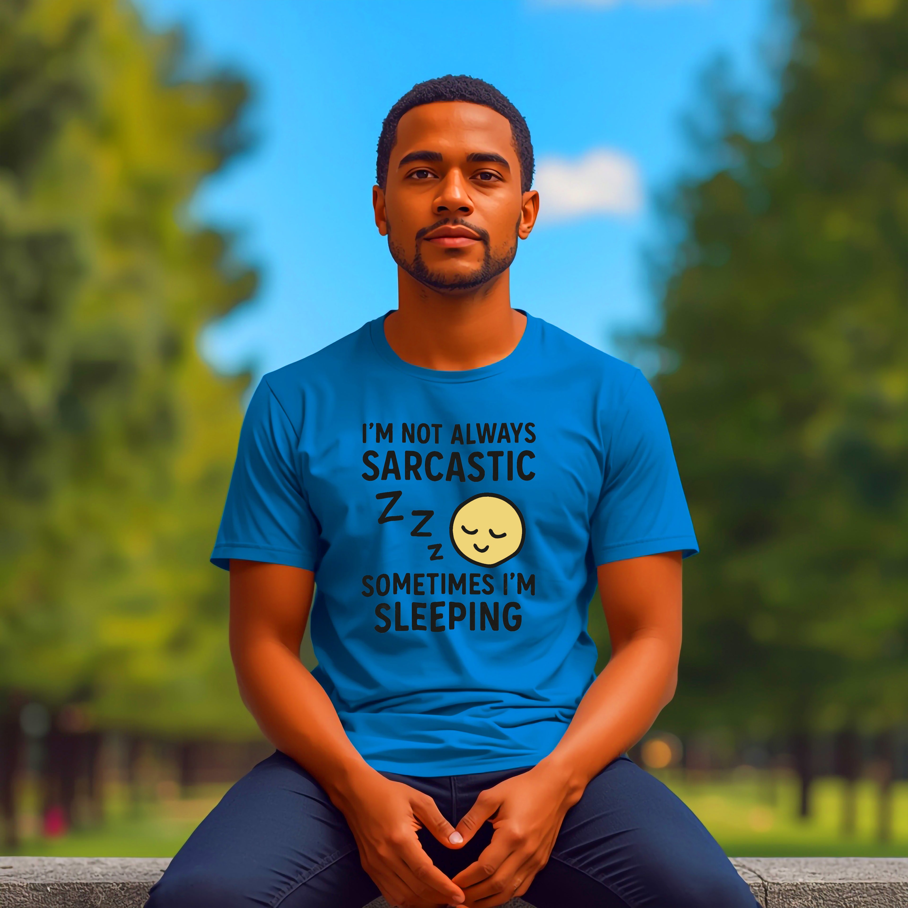 Sarcasm and Sleep T-Shirt: Funny Introvert Graphic Tee