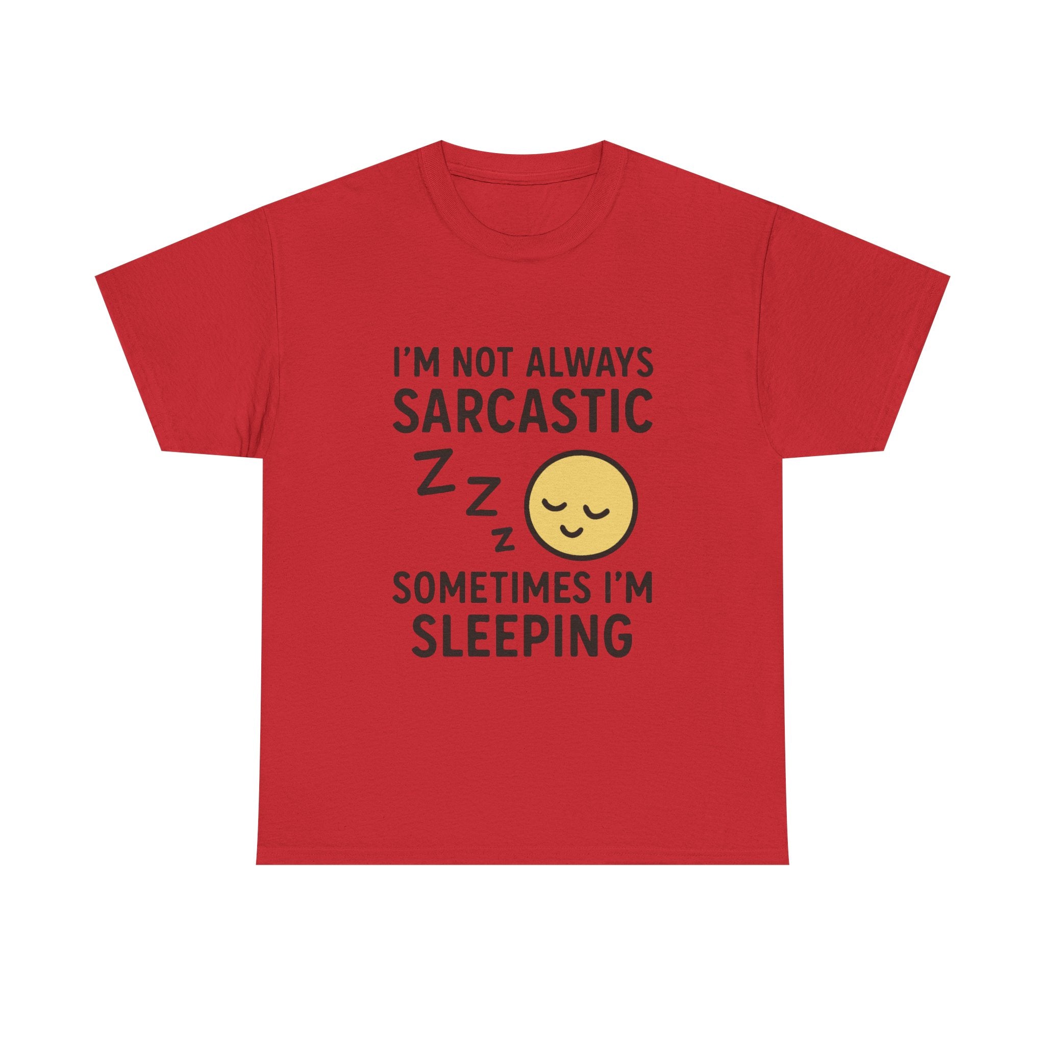 Sarcasm and Sleep T-Shirt: Funny Introvert Graphic Tee