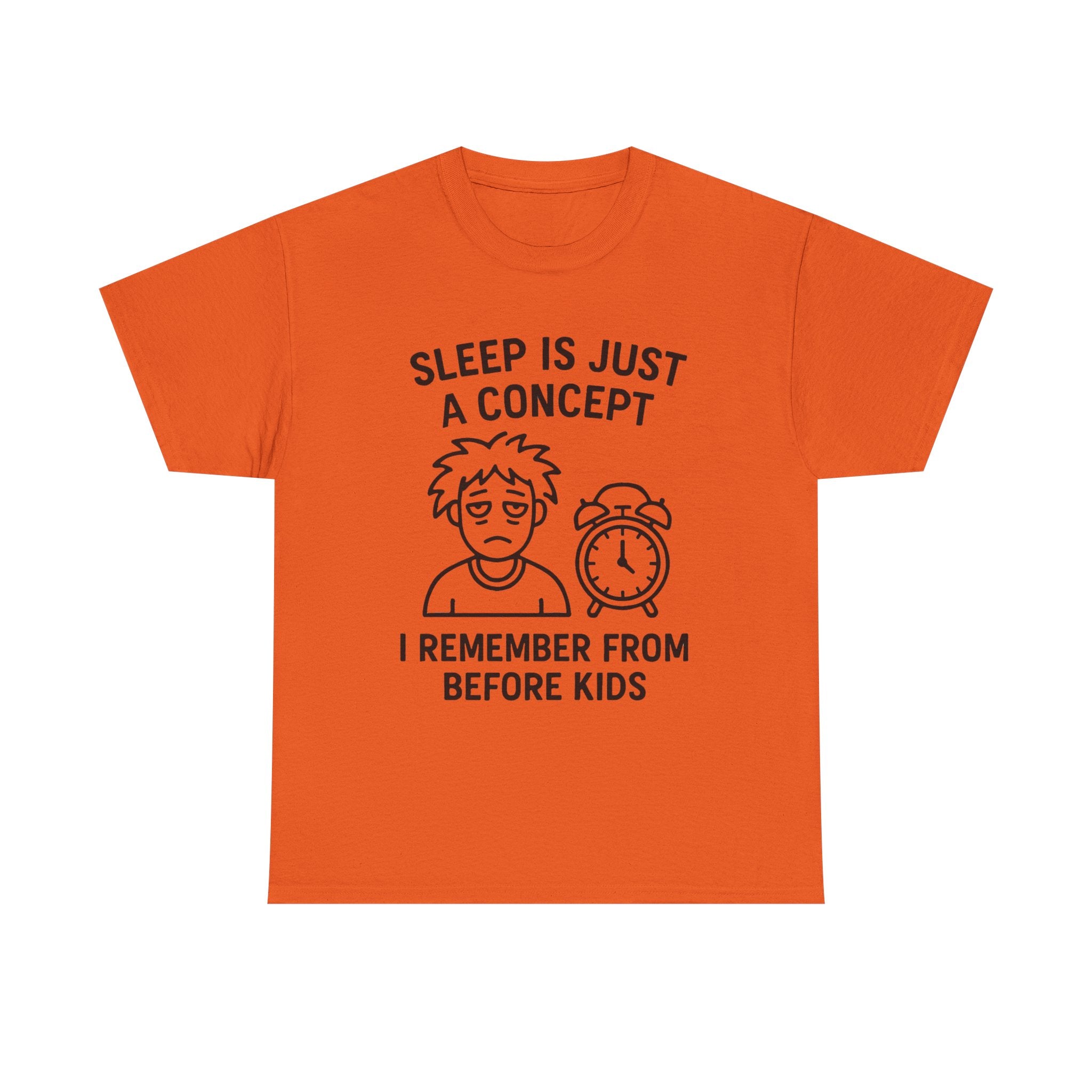 Tired Parent T-Shirt: "Sleep is Just a Concept" Funny Graphic Tee
