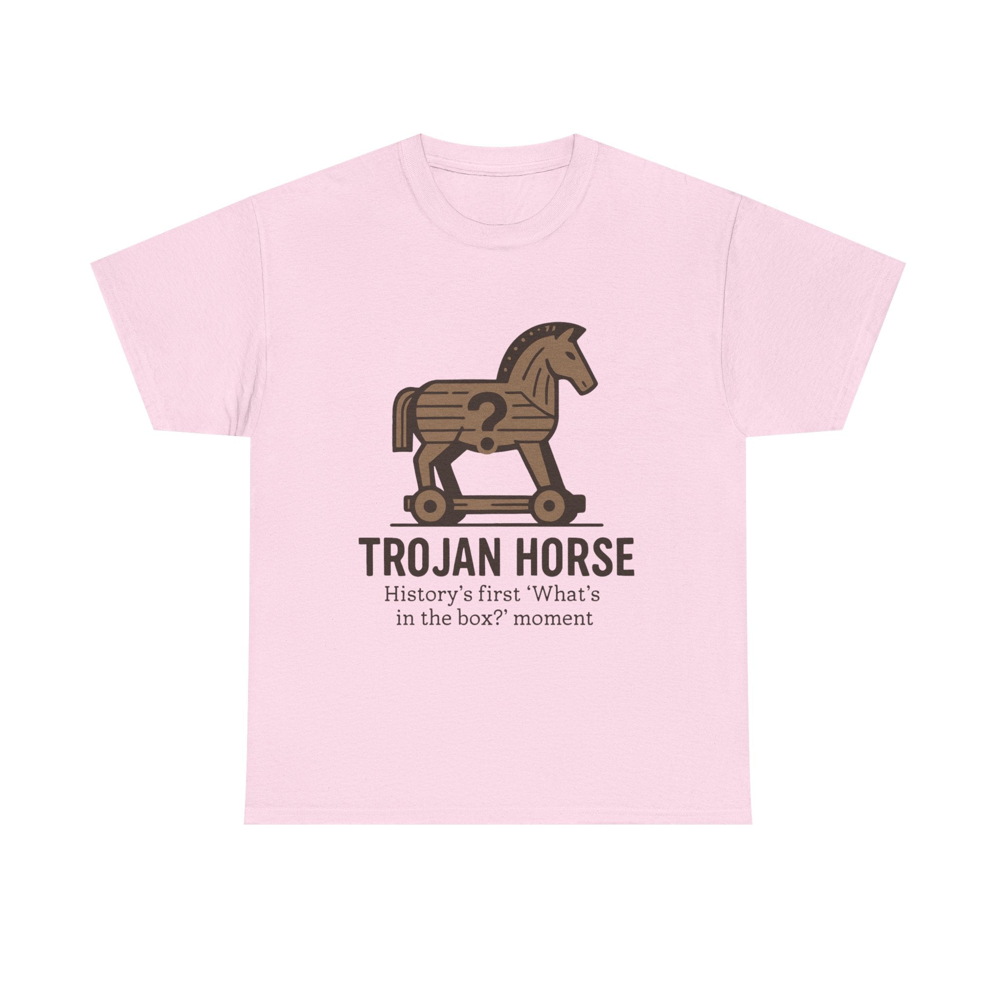 Trojan Horse T-Shirt: History's First "What's in the Box?" Funny Tee
