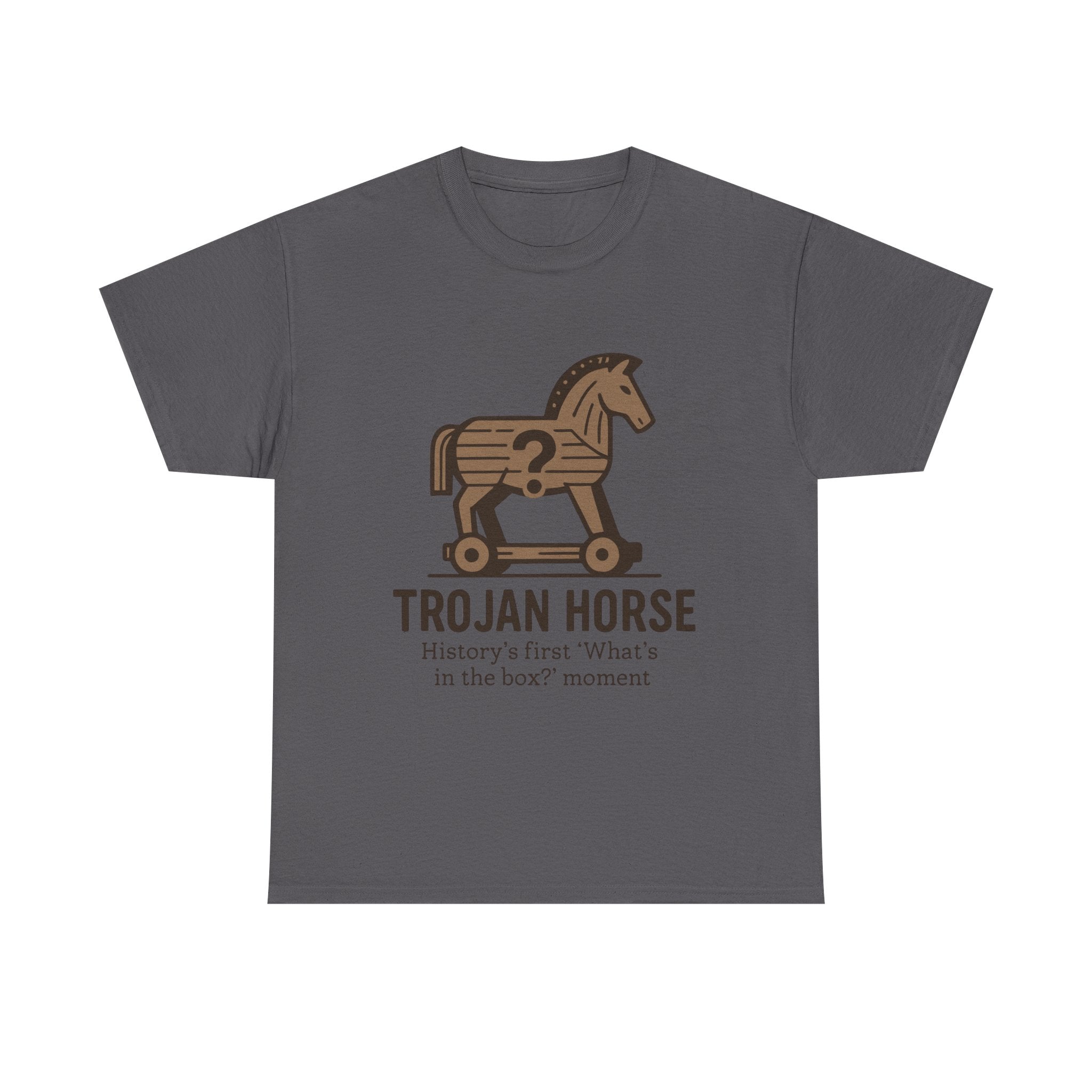 Trojan Horse T-Shirt: History's First "What's in the Box?" Funny Tee