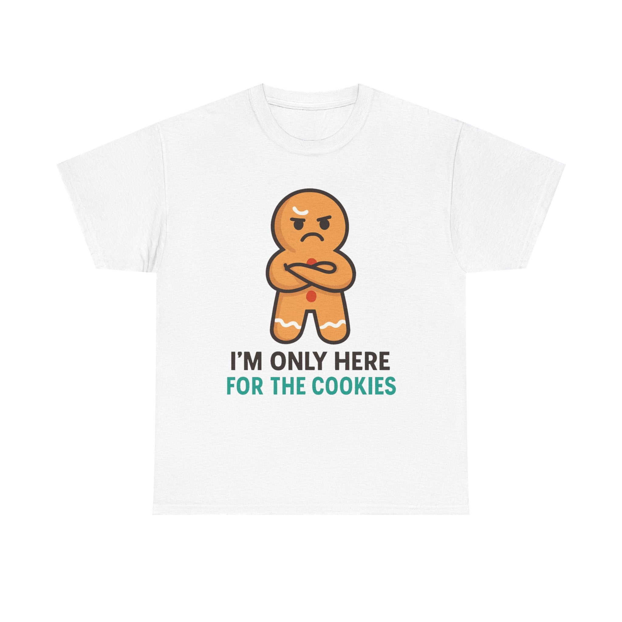 Grumpy Gingerbread Man T-Shirt | Funny Christmas Cookie Lover Gift | Gildan 5000 Heavy Cotton Tee