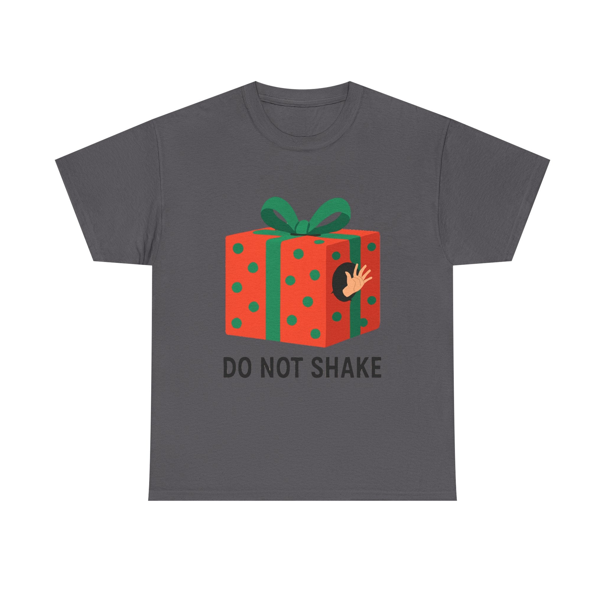 Funny Christmas Gift T-Shirt – “Do Not Shake” Holiday Humor Tee