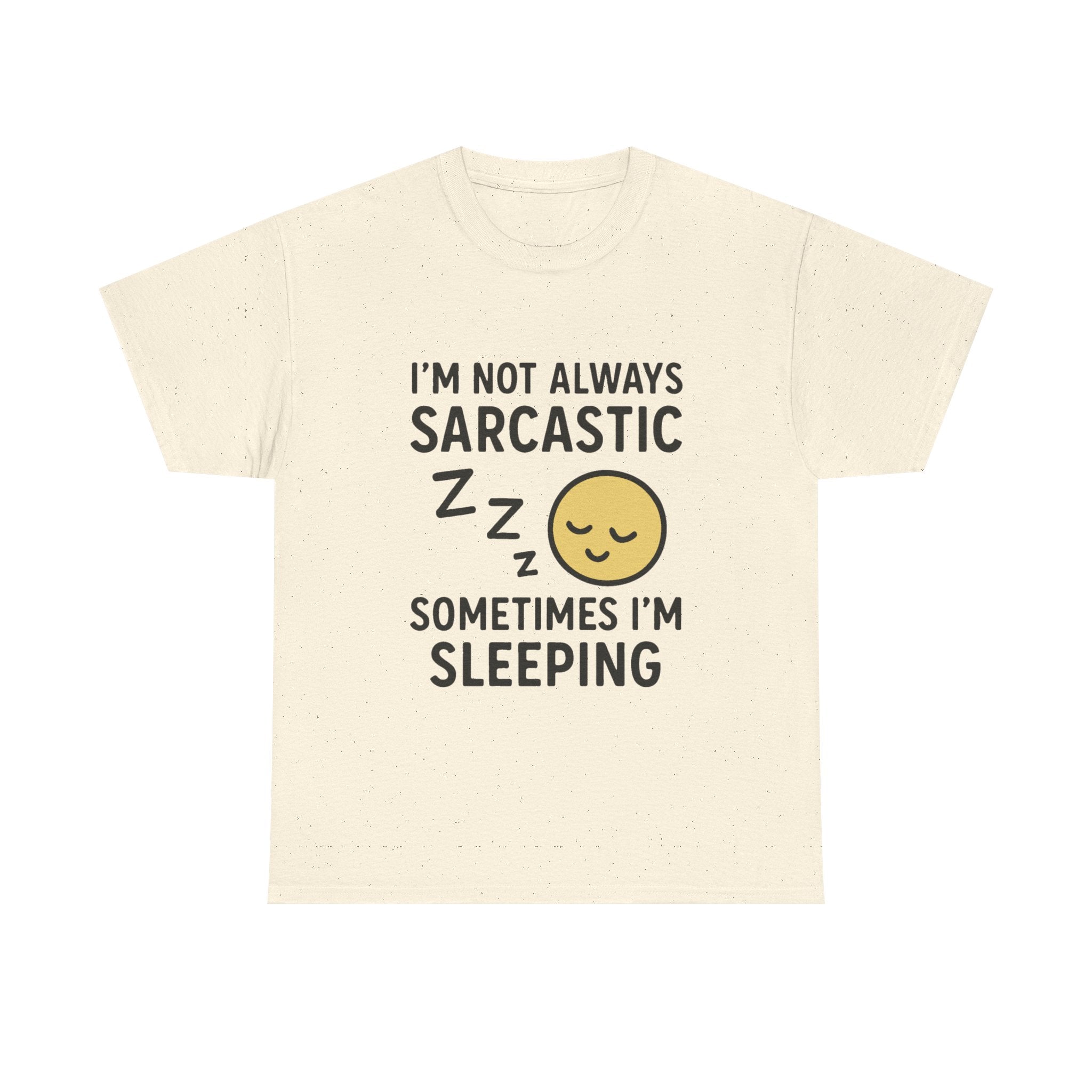 Sarcasm and Sleep T-Shirt: Funny Introvert Graphic Tee