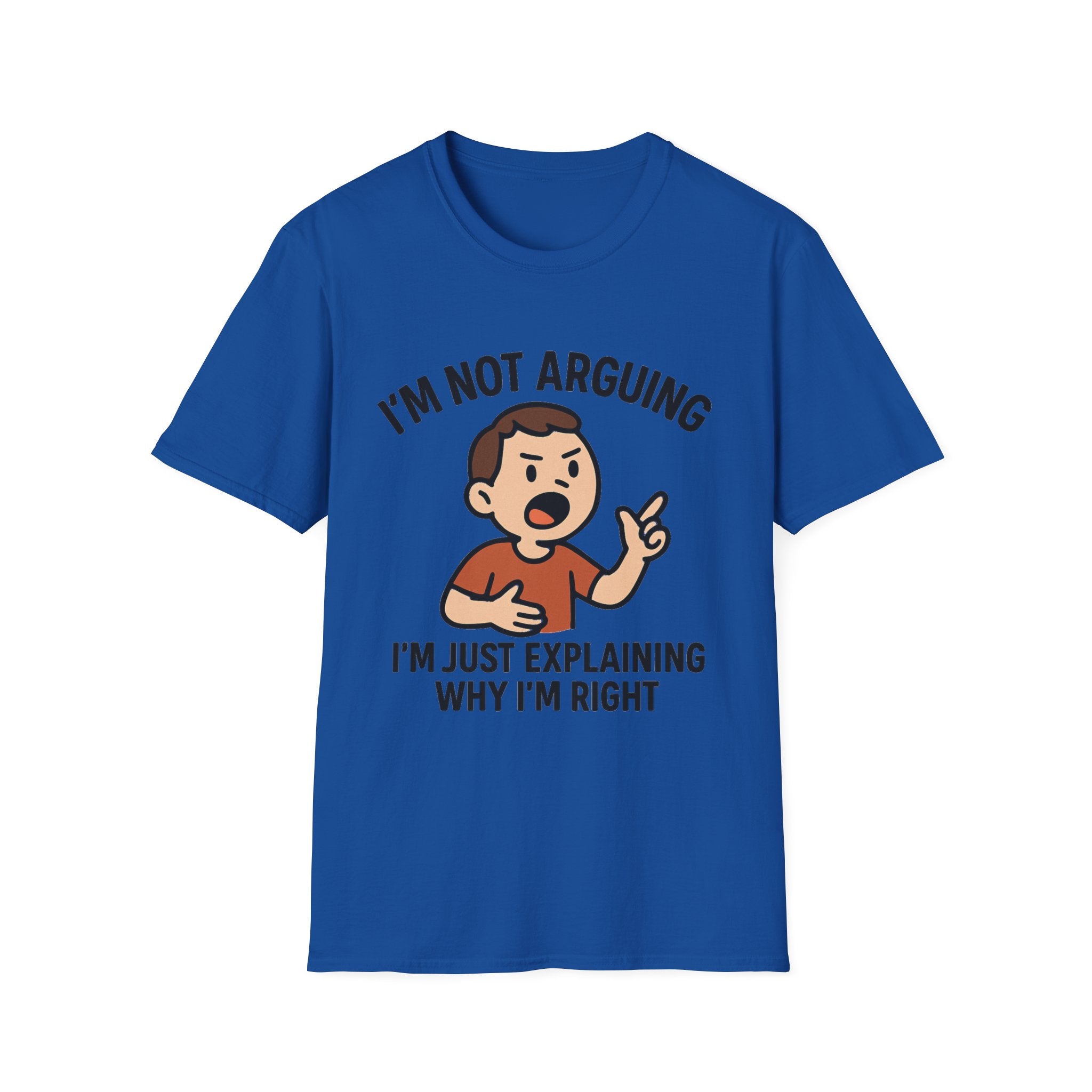 Funny Argument Explanation T-Shirt for Casual Wear