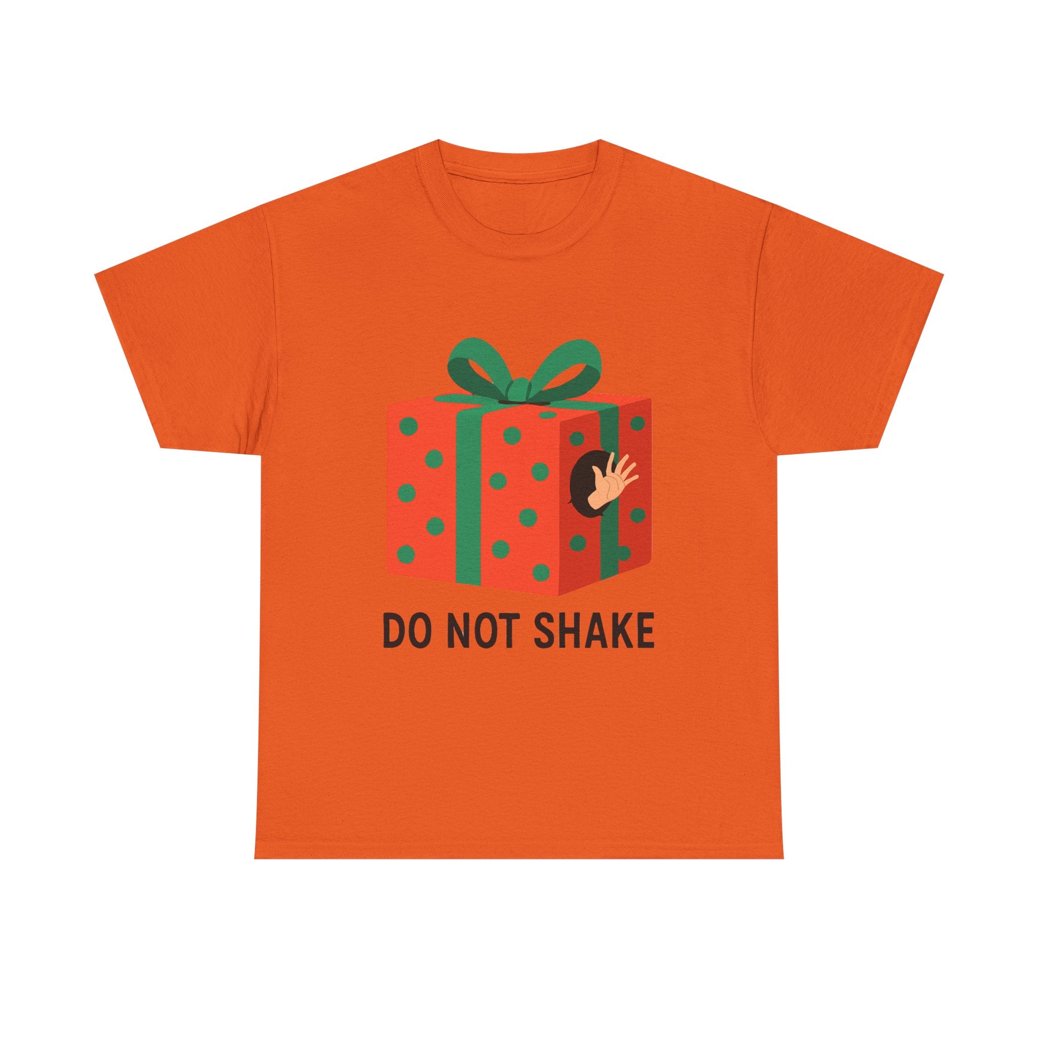 Funny Christmas Gift T-Shirt – “Do Not Shake” Holiday Humor Tee