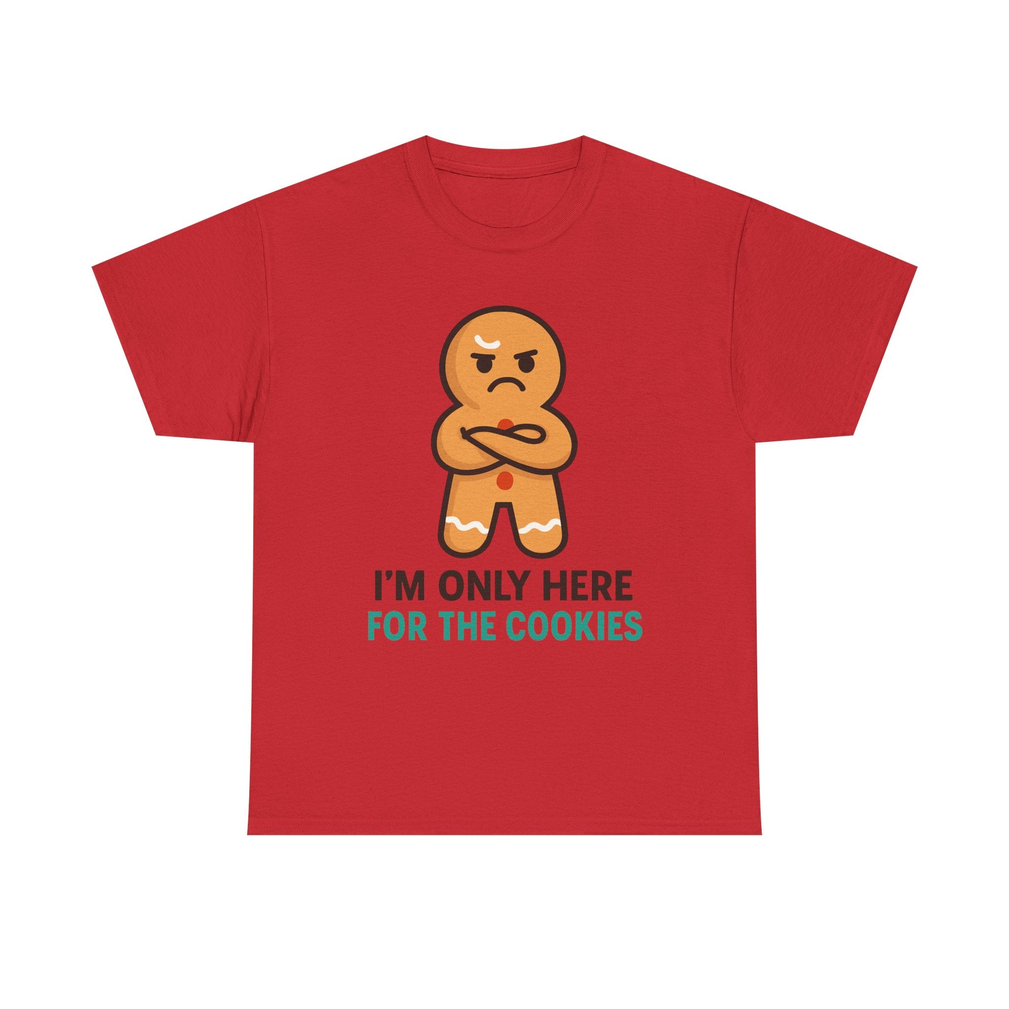 Grumpy Gingerbread Man T-Shirt | Funny Christmas Cookie Lover Gift | Gildan 5000 Heavy Cotton Tee
