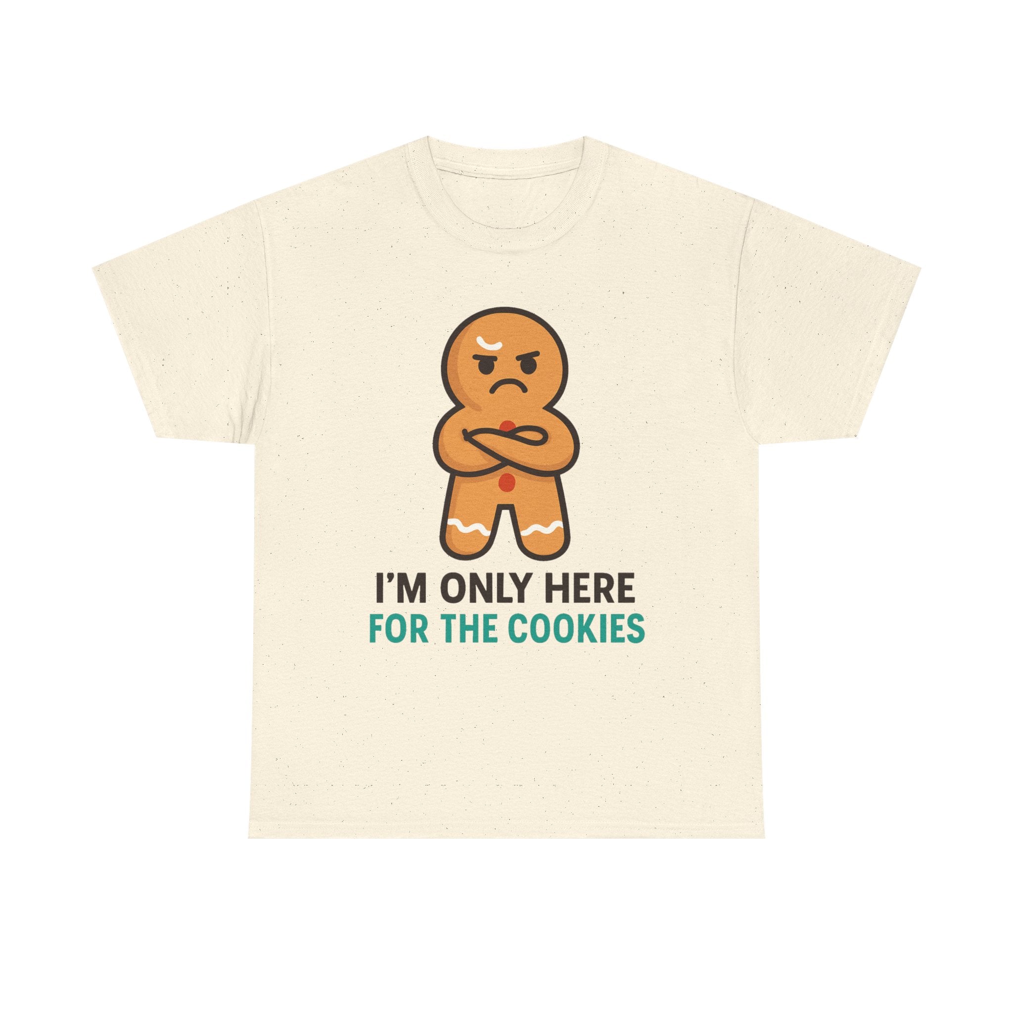 Grumpy Gingerbread Man T-Shirt | Funny Christmas Cookie Lover Gift | Gildan 5000 Heavy Cotton Tee