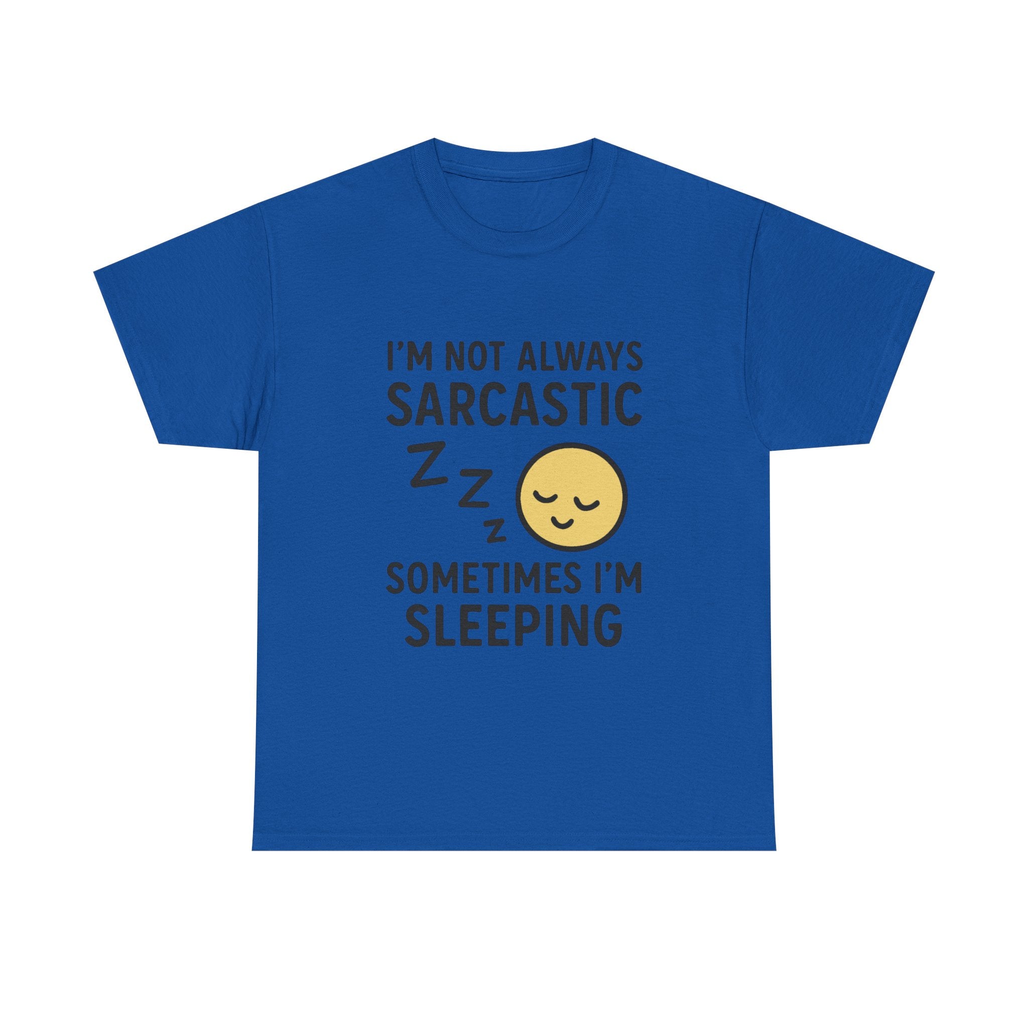 Sarcasm and Sleep T-Shirt: Funny Introvert Graphic Tee