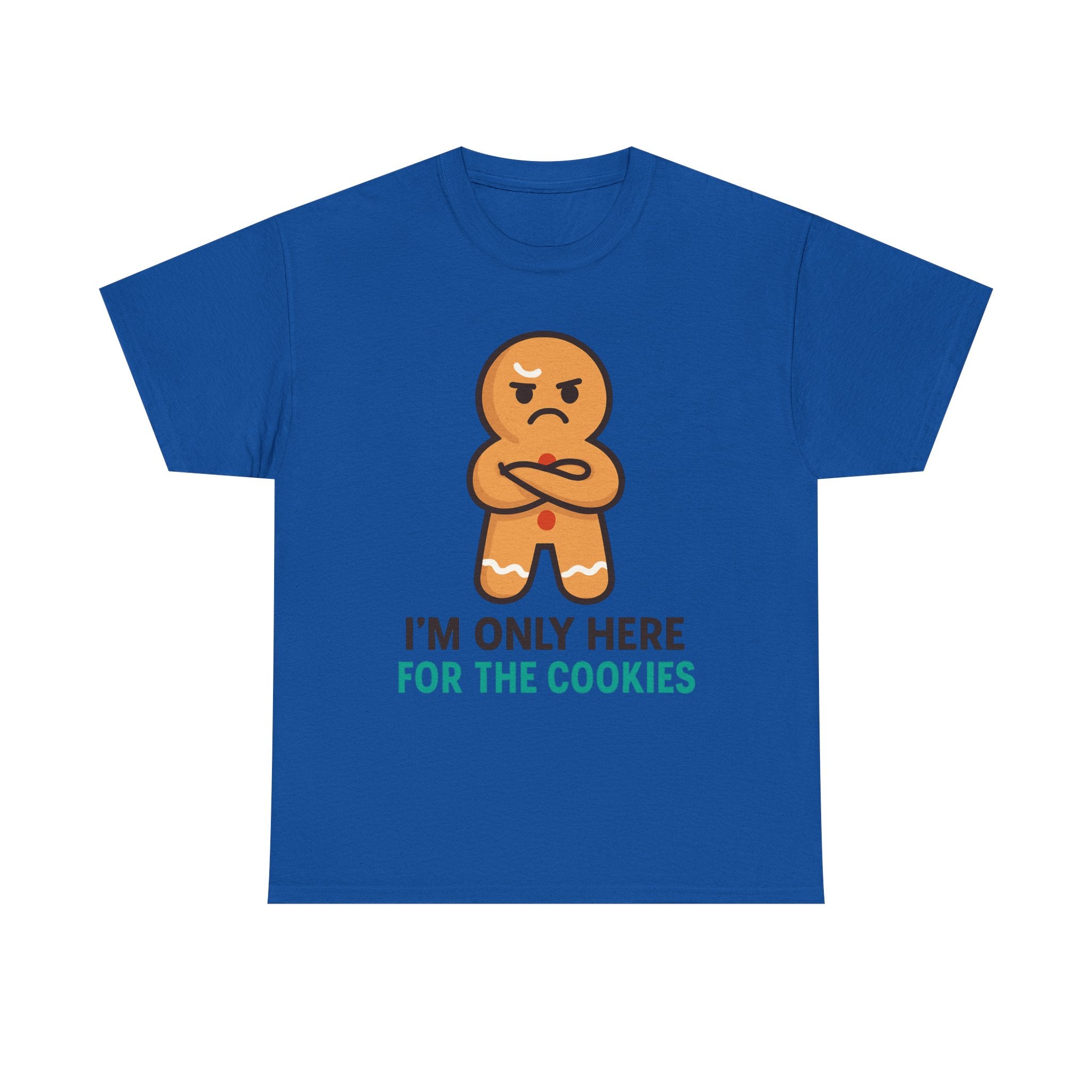 Grumpy Gingerbread Man T-Shirt | Funny Christmas Cookie Lover Gift | Gildan 5000 Heavy Cotton Tee