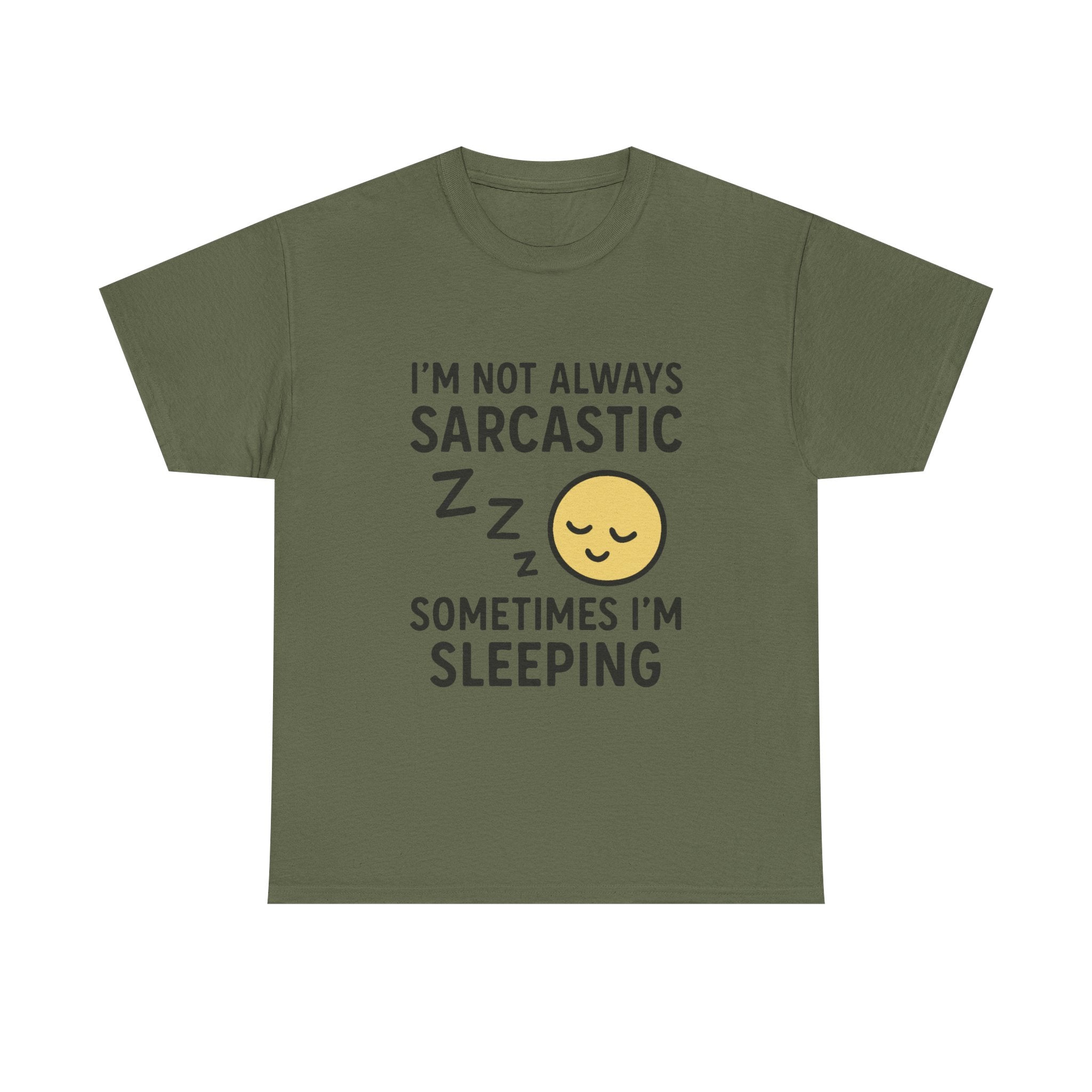 Sarcasm and Sleep T-Shirt: Funny Introvert Graphic Tee