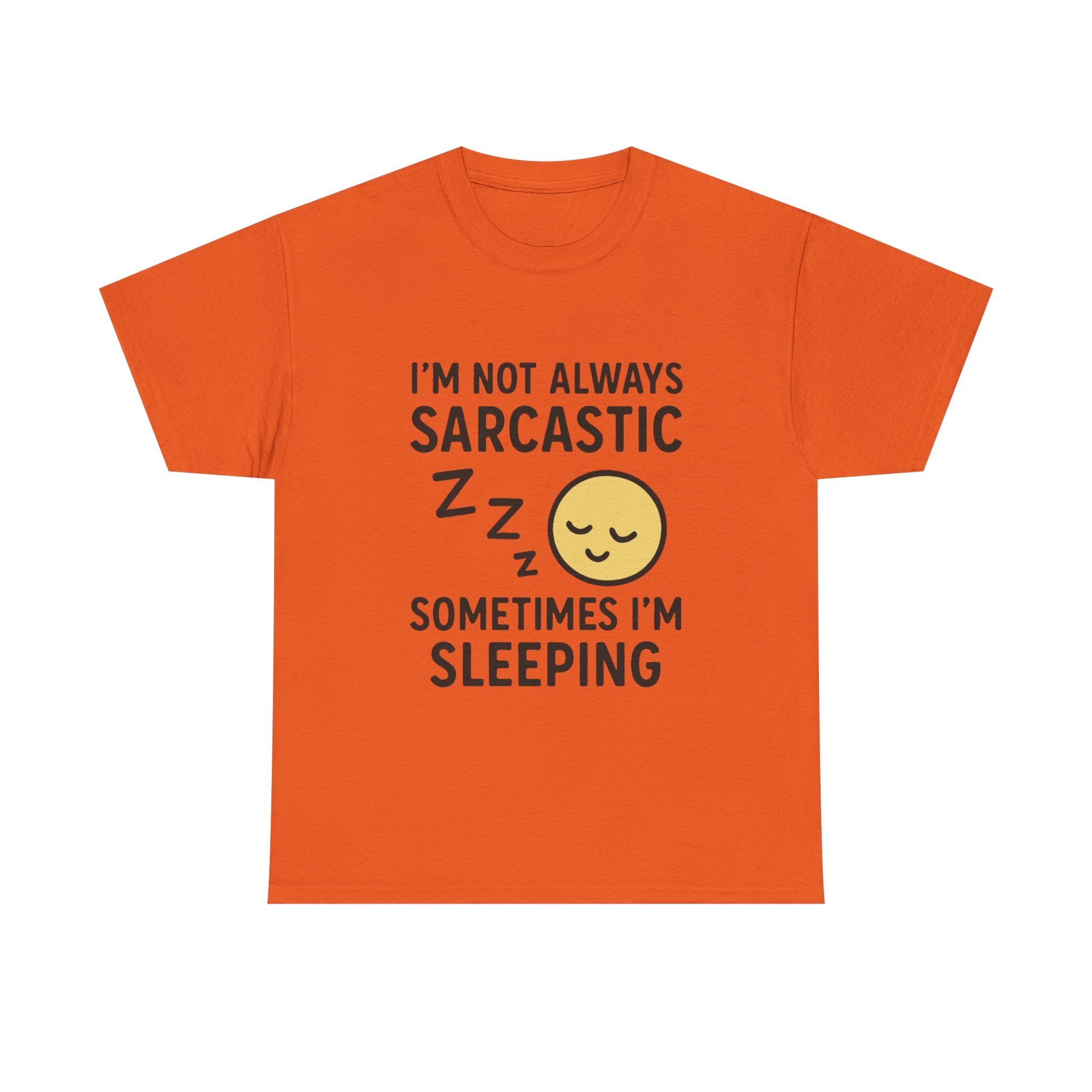 Sarcasm and Sleep T-Shirt: Funny Introvert Graphic Tee