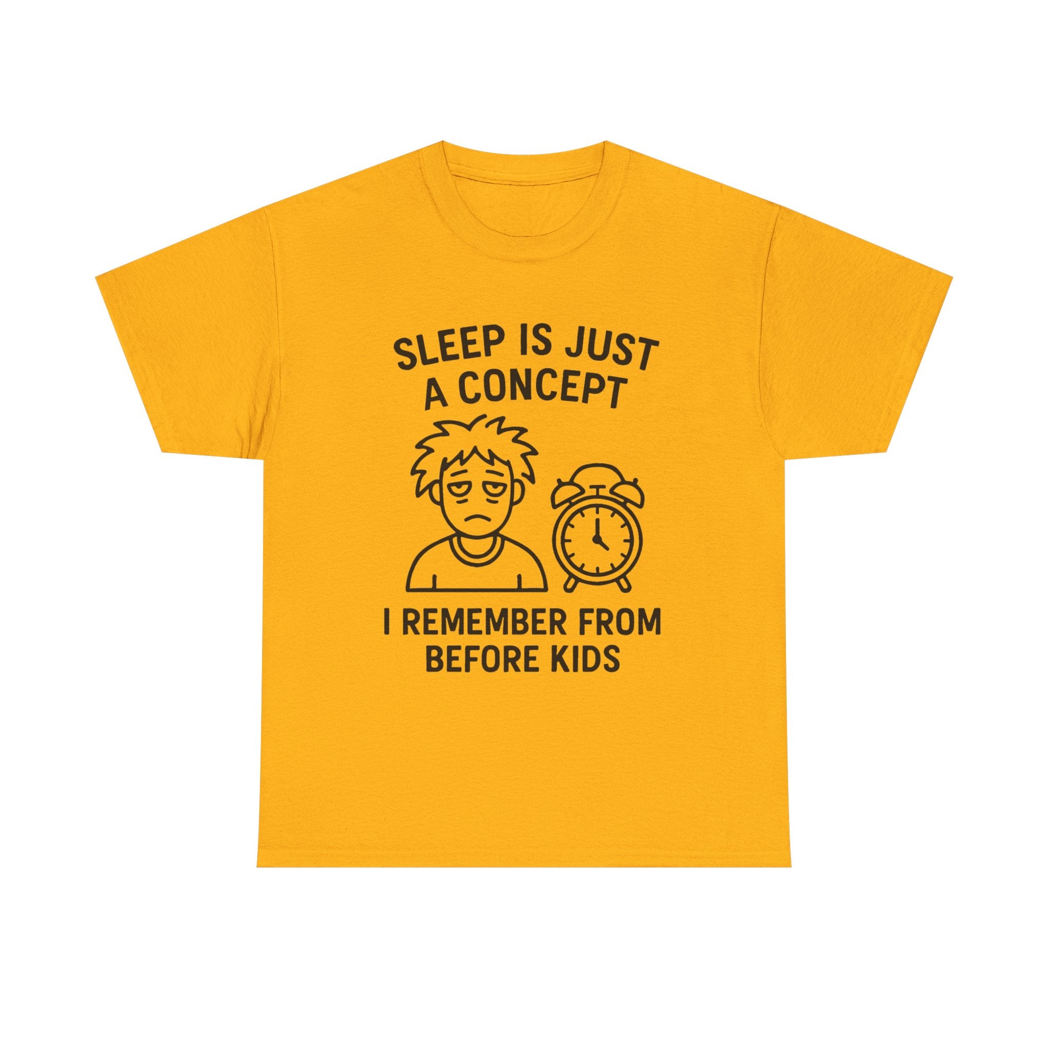 Tired Parent T-Shirt: "Sleep is Just a Concept" Funny Graphic Tee