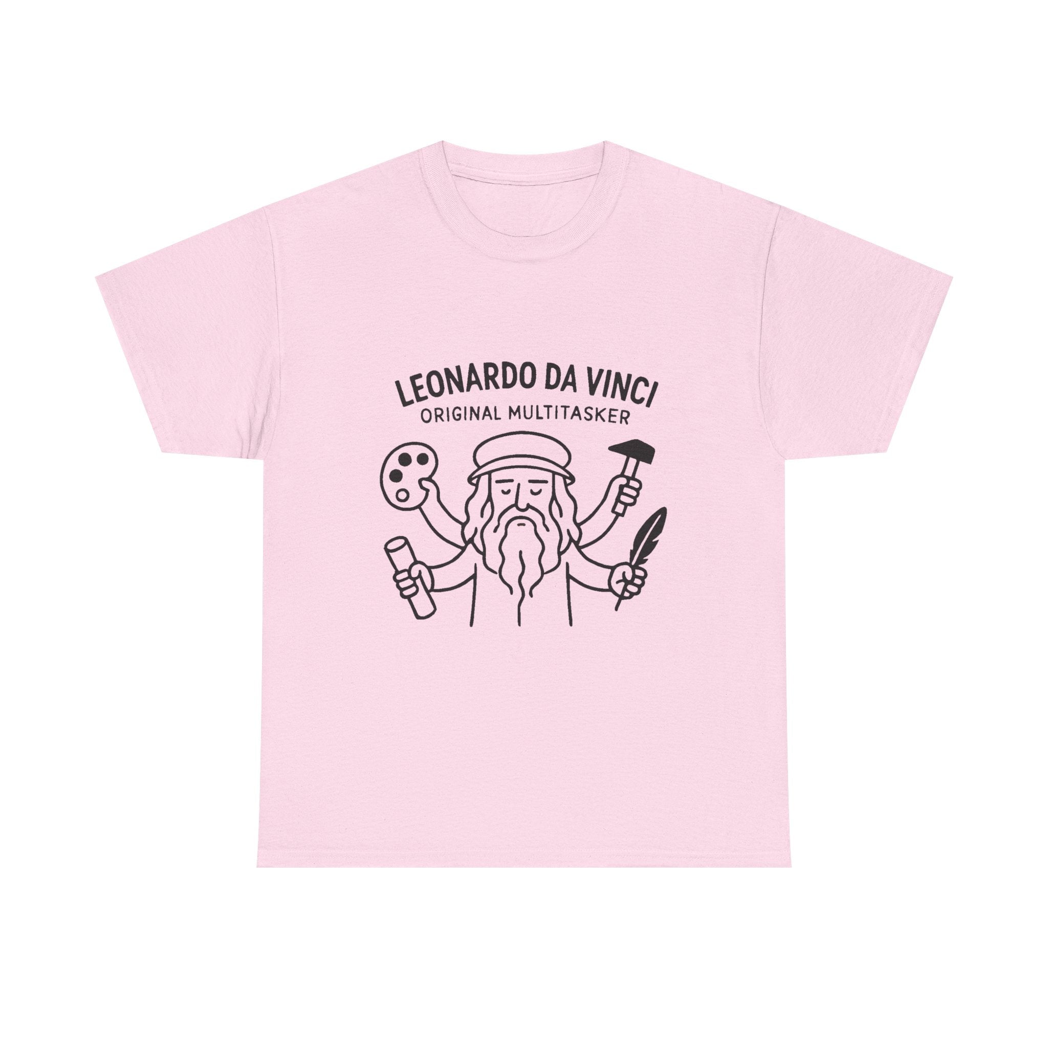 Leonardo Da Vinci T-Shirt: "Original Multitasker" Renaissance Graphic Tee