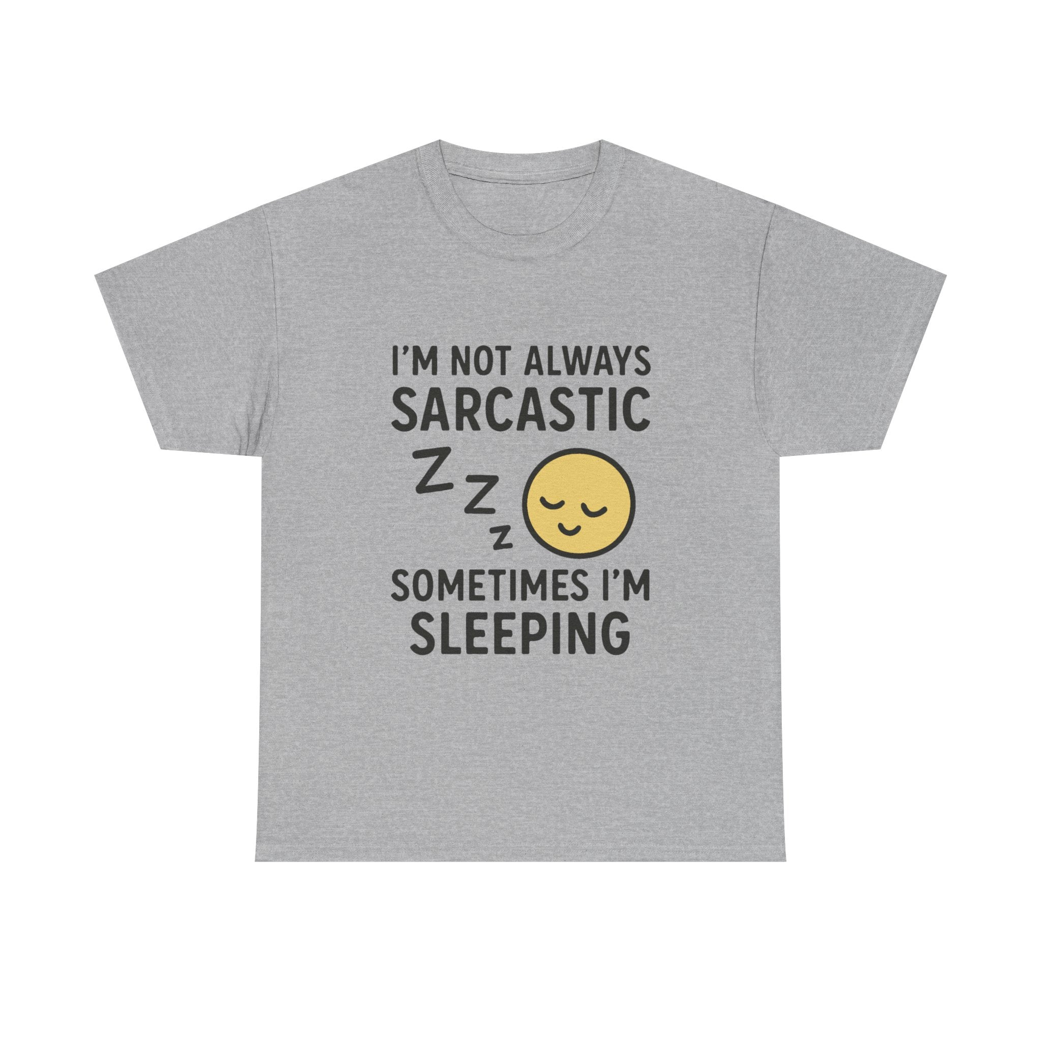 Sarcasm and Sleep T-Shirt: Funny Introvert Graphic Tee