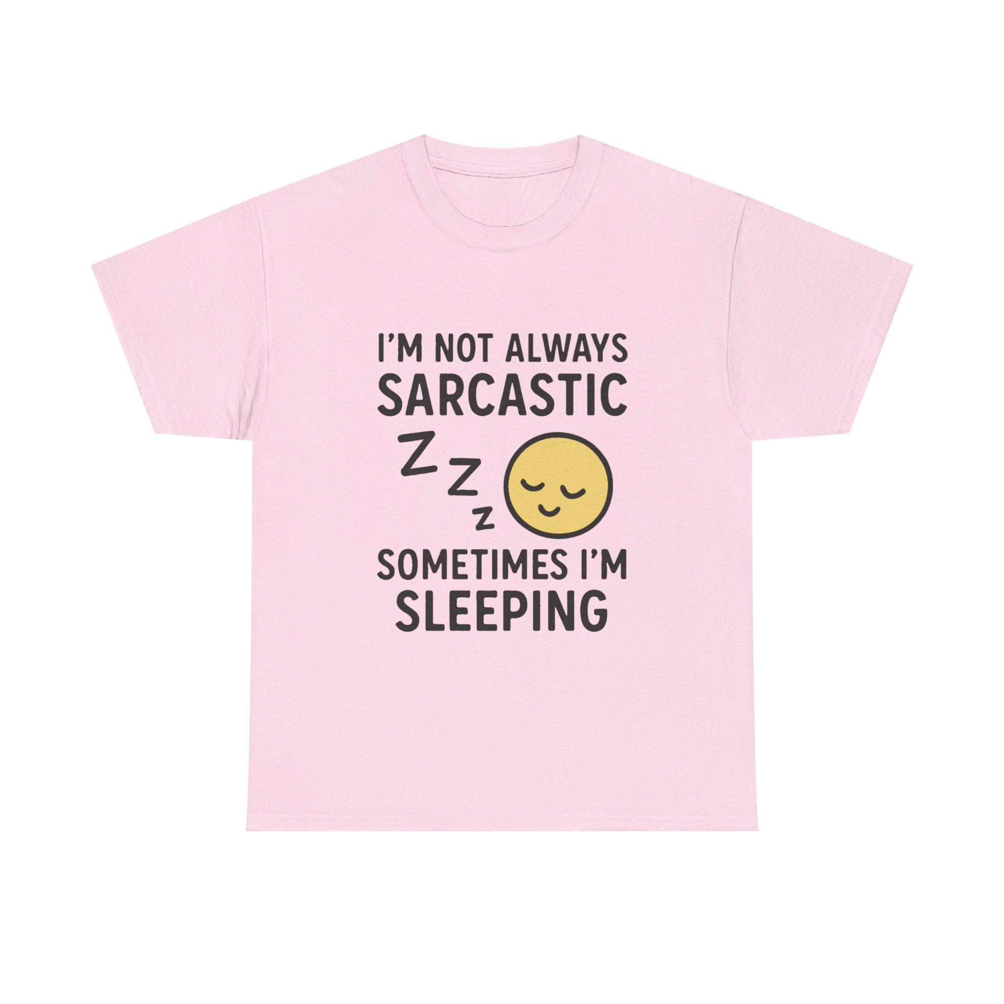 Sarcasm and Sleep T-Shirt: Funny Introvert Graphic Tee