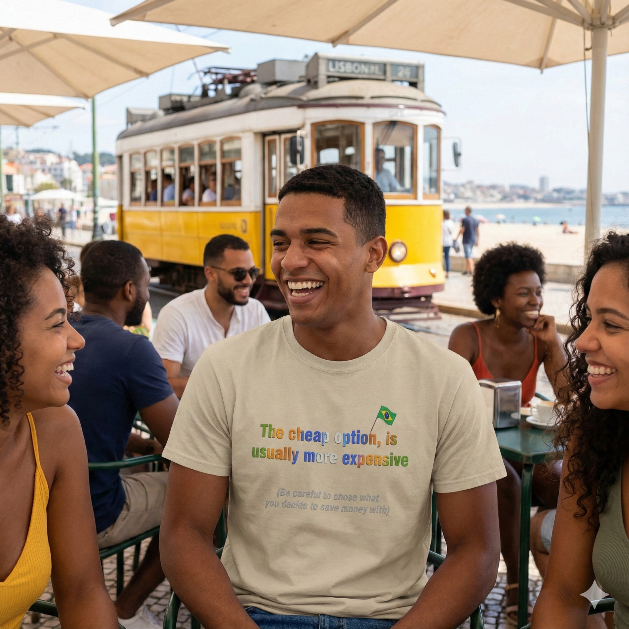 Cheap is Expensive Tee: O Barato Sai Caro | Brazilian Proverb T-Shirt