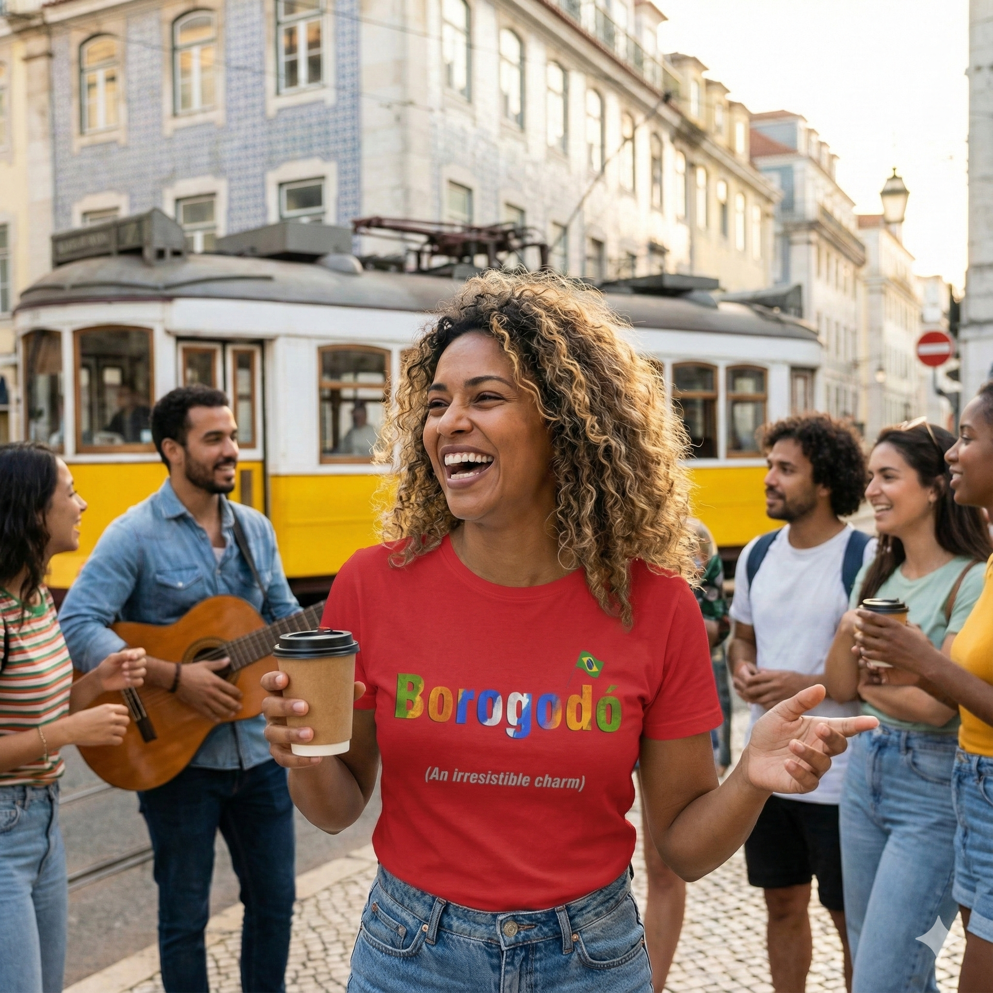 Borogodó T-Shirt: Brazilian Charm & Irresistible Vibe | Cultural Expression Tee